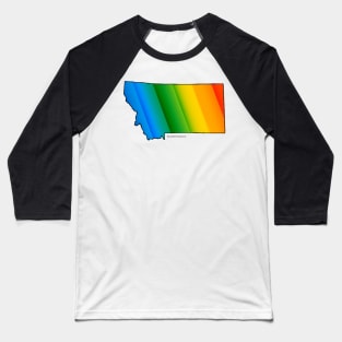 Montana Rainbow Baseball T-Shirt